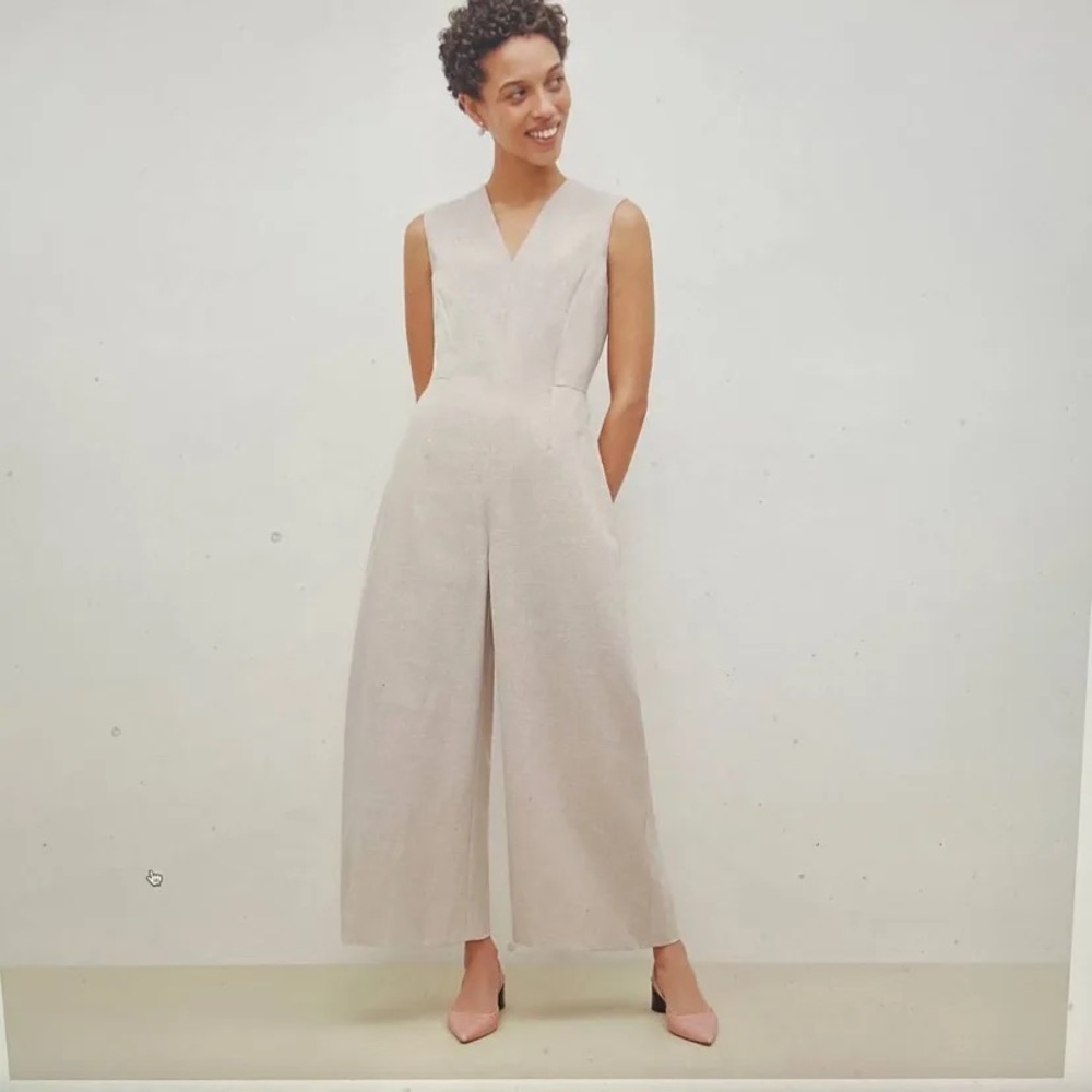 NWT Demi 1.0 Jumpsuit Crosshatch Dove 4